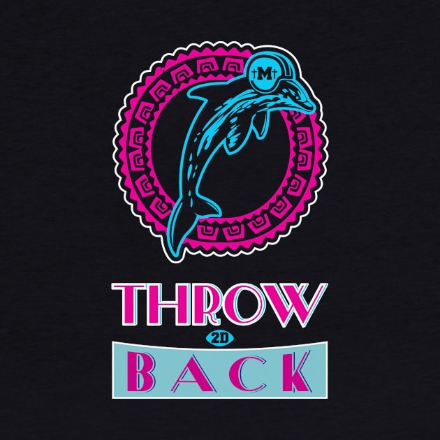 Tua Tagovailoa "Tua Option" Miami Vice Throw to the (2D) Back by Car Boot Tees